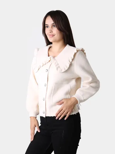 Женское шерстяное полупальто с подкладкой, универсальный размер L-XL, тёплое пальто осень