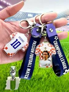 Брелок для ключей Кулон футбол-Лука Модрич , брелок для сумки