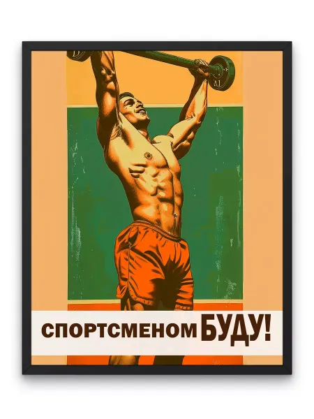О! Мой Постер Постер, Спортсменом буду!