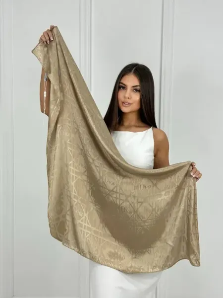 HH shop Шарф легкий весна однотонный