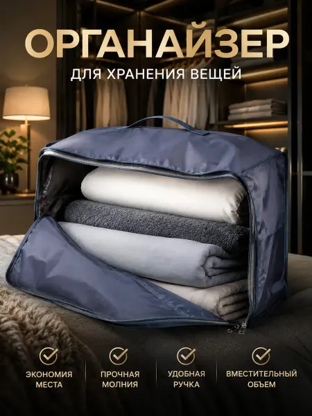 Фортуна01 Органайзер для хранения вещей на молнии