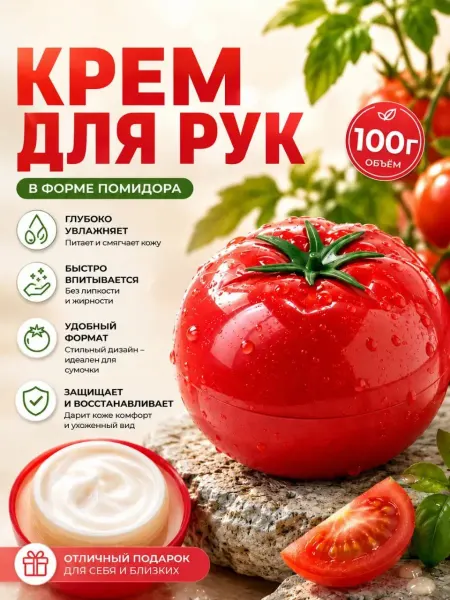 ДА04 Питательный крем для рук увлажняющий с томатом и витаминами