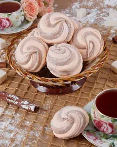 Зефир "Зефиркино счастье" с шоколадно-апельсиновым вкусом 500гр.
