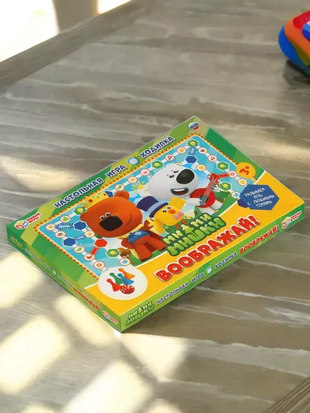 Умные игры Настольная игра ходилка для компании Мимимишки Воображай