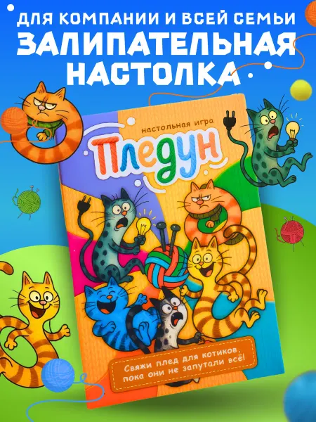 Счастливкин Настольная игра для детей и всей семьи Пледун
