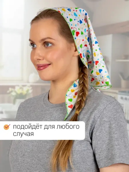 ПРОШАРФИКИ Косынка на голову хлопок