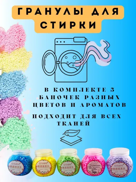 Муни Кондиционер для белья в гранулах парфюмированный набор