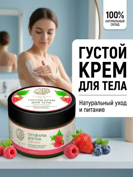 Русское Поле Густой крем для тела питательный