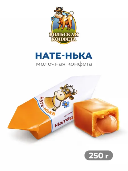 Вольский кондитер Конфеты молочные Нате-нька помадные