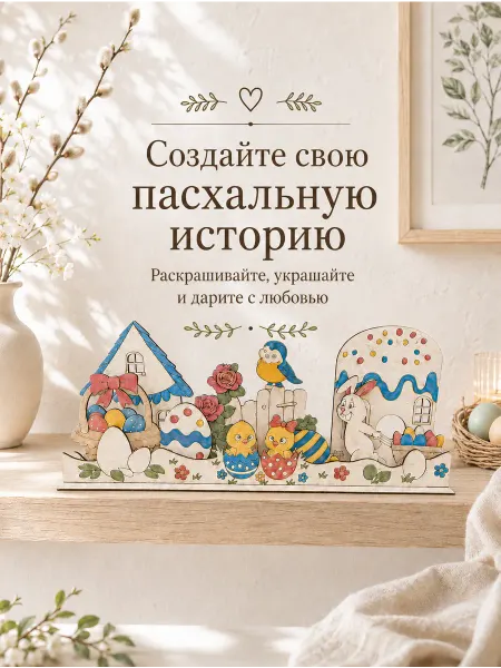 Пасхальный декор, панно, заготовка