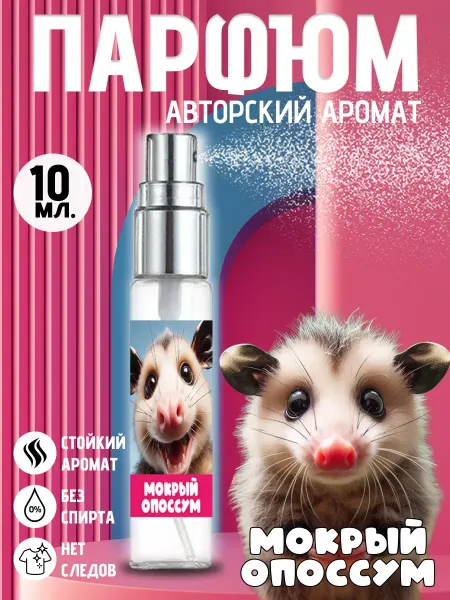 Хрю - сказочный парфюм Прикольные детские духи - мокрый опоссум на день рождения