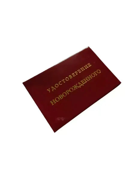 Сувенирный дом Удостоверение шуточное Новорожденного
