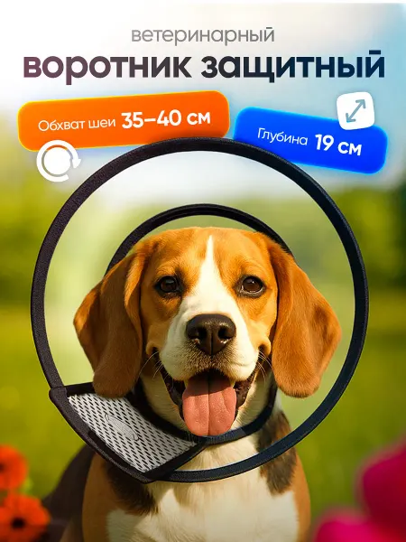 Защитный воротник ветеринарный для собак №2