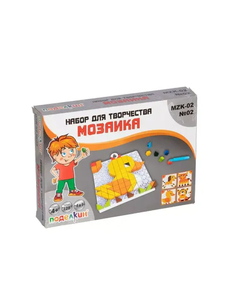 Поделкин Развивающая игра мозаика детская Ферма
