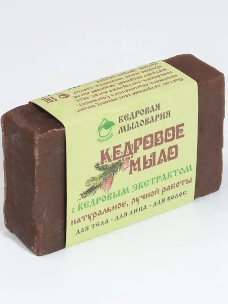 Эко лавка Пистимея Филаретова Мыло с экстрактом кедра и эвкалиптом