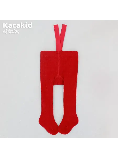 Утепленные колготки на лямках - подтяжках для малышей