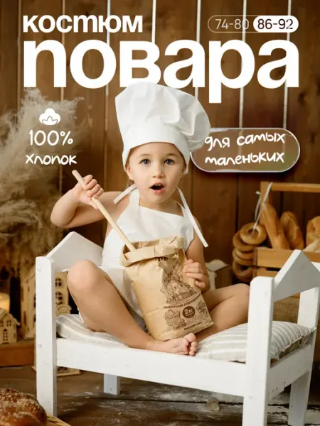 Мега Тойс Костюм повара для малыша