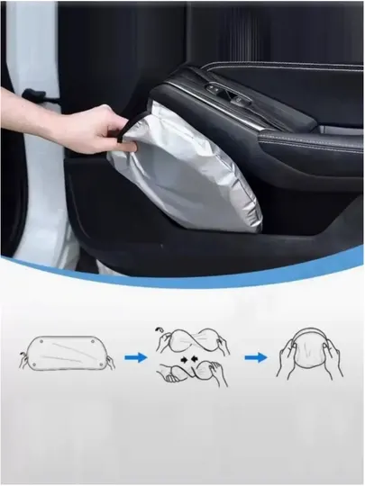 Тент-зонт для лобового стекла авто, универсальный