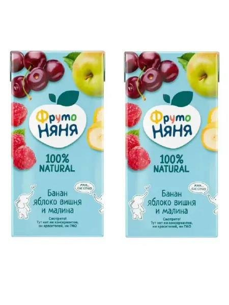 ФрутоНяня Нектар из смеси фруктов, 200мл (18 шт)