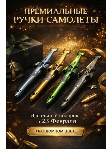 Сенсация Шариковая ручка самолет оригинальный подарок 1 шт