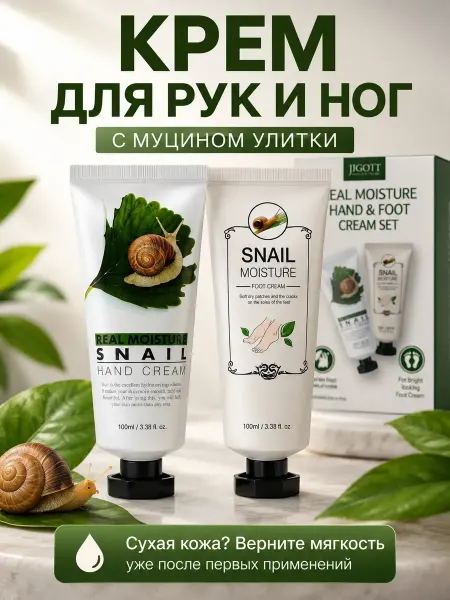 ОФ06 Подарочный набор косметики крем для рук и крем для ног