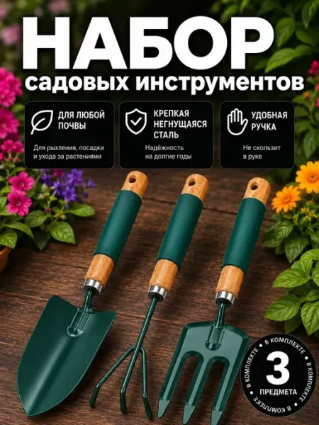 Софи10 Инструменты для сада и огорода набор в подарок