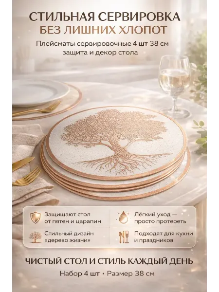Луна_лу2 Плейсматы на стол силиконовый сервировочный коврик для кухни