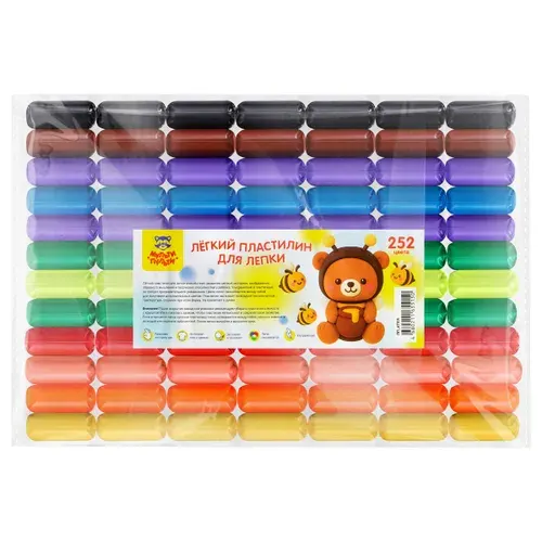 Воздушный легкий пластилин 252шт., 2500гр. Мульти-Пульти (ЛП_67515)