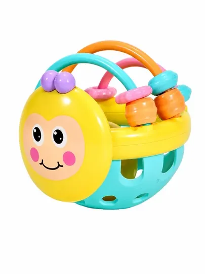 Развивающий игрушечный мяч-погремушка для малышей