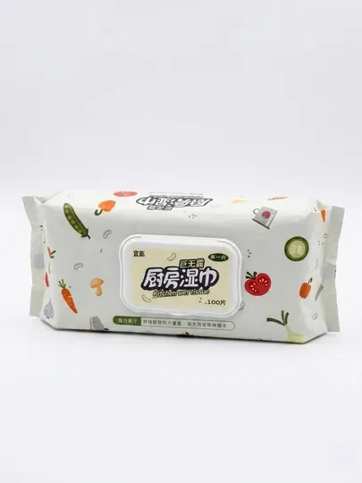 Салфетки влажные, для уборки, для кухни, 100 шт, XXL