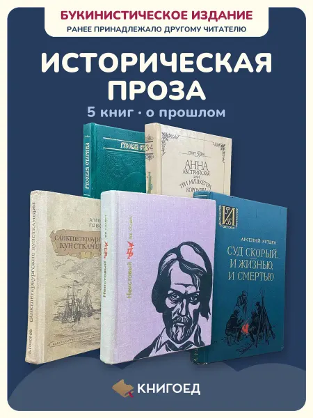Книгоед исторические романы Зарин-несвицкий Борн Говоров Славин