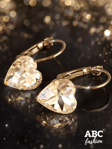 ABC Fashion Серьги бижутерия сердечки