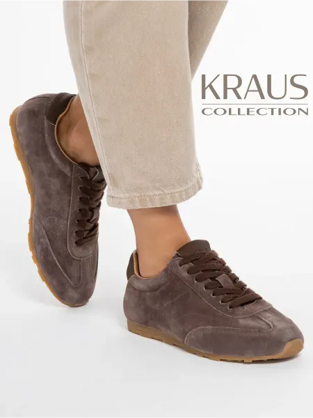 KRAUS Collection Кроссовки женские коричневые