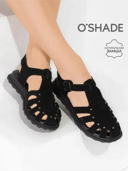 O`SHADE Босоножки женские летние черные