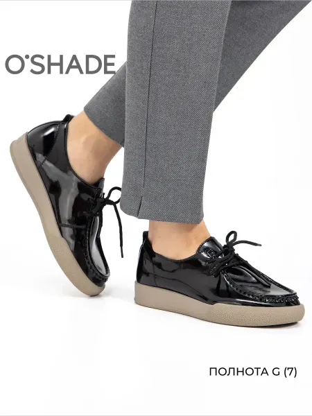 O`SHADE Полуботинки лаковые женские