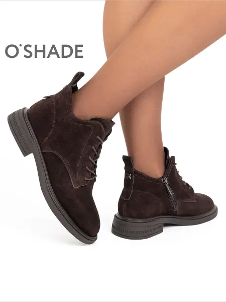 O`SHADE Ботинки женские демисезонные коричневые