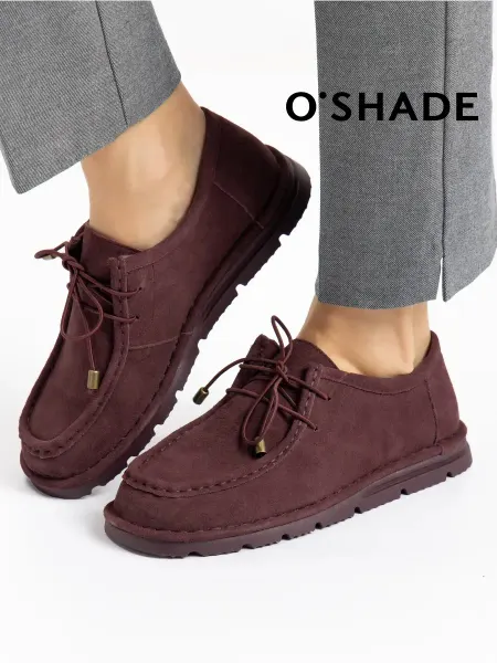 O`SHADE Полуботинки женские замшевые