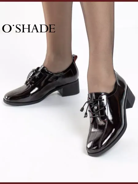 O`SHADE Туфли бордовые женские