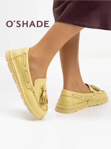 O`SHADE Мокасины женские кожаные