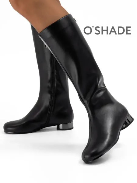 O`SHADE Сапоги женские демисезонные черные