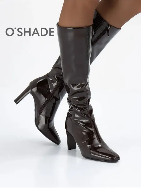 O`SHADE Сапоги коричневые женские демисезонные