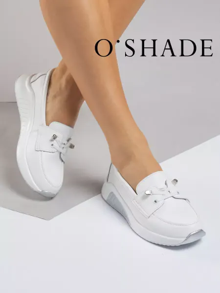 O`SHADE Слипоны женские кожаные