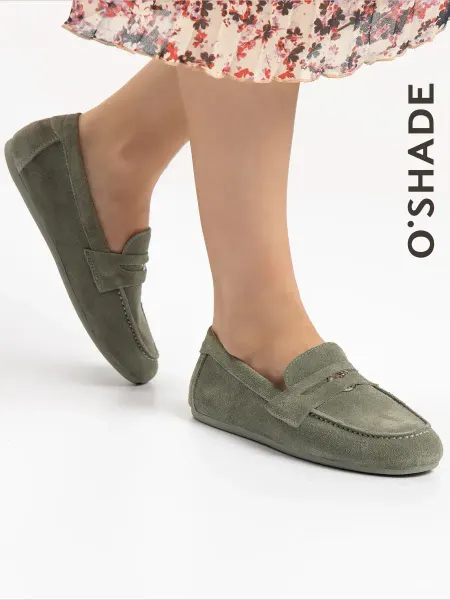O`SHADE Мокасины женские замшевые