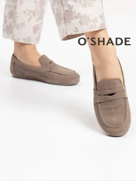 O`SHADE Мокасины женские замшевые
