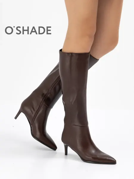 O`SHADE Коричневые сапоги женские демисезонные