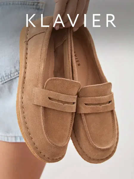 KLAVIER Лоферы женские замшевые