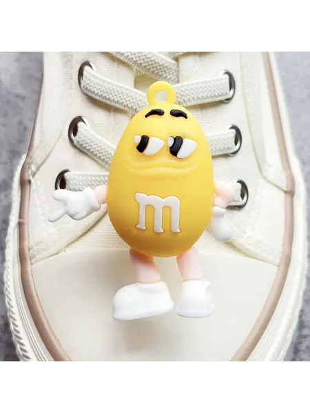 KOMPLETE Украшение для кроссовок желтый m&m