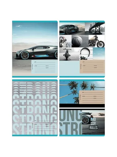 Тетрадь 18л., 12шт., линия BG "Ты сильный", Т5ск18_9018