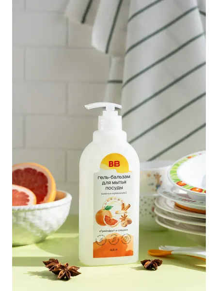ВкусВилл Гель-бальзам для посуды Грейпфрут специи
