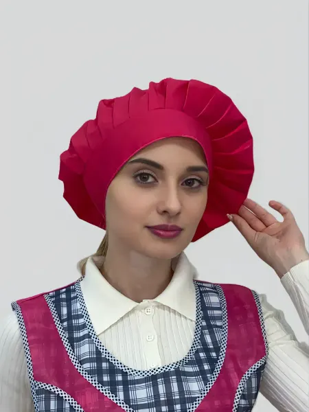 Колпак поварской на липучке